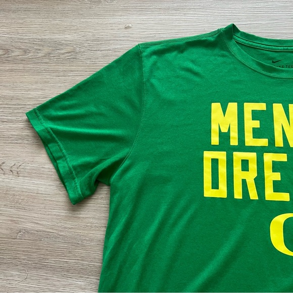 Nike Dri-Fit Oregon Ducks Men Of Oregon T-Shirt Short Sleeve Green Yellow Size L - Picture 3 of 7
